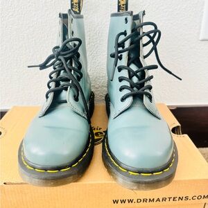 Dr. Martens Women's Blue Combat Boots